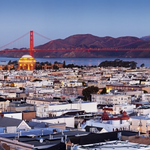 SF: Golden Gate from the City